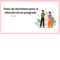Toma de decisiones proyecto Ein Projekt aus dem Bereich Designverwaltung, Grafikdesign, Kommunikation und Präsentationsdesign von Kenya Rodriguez - 23.05.2023