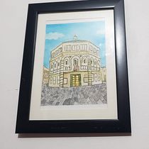 Florencia. Drawing, Watercolor Painting, Architectural Illustration, and Sketchbook project by Kenya Rodriguez - 05.21.2023