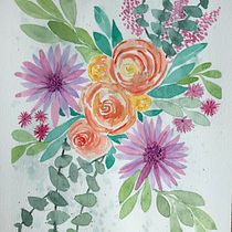Mon projet du cours : Création de palettes de couleurs à l’aquarelle. Un progetto di Illustrazione tradizionale, Belle arti, Pittura, Pittura ad acquerello e Teoria del colore di Teresa Escada - 10.04.2023