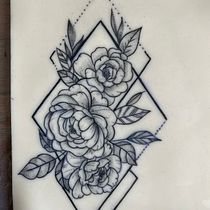 Mon projet du cours : Tatouage pour débutants. Tattoo Design project by Maelle Quemart - 05.26.2023