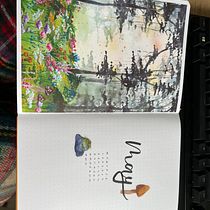 My project for course: Creative Bullet Journaling for Productivity. Traditional illustration, Arts, Crafts, Lettering, DIY, H, Lettering, Management, and Productivit project by smahabale - 05.26.2023