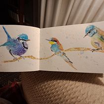 Mi proyecto del curso: Acuarela artística para ilustración de aves. Traditional illustration, Watercolor Painting, Realistic Drawing, Naturalistic Illustration, and Design project by yolandajulia - 05.27.2023