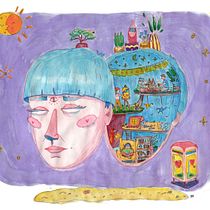 My project for course: Surreal Illustration with Watercolor and Ink. Traditional illustration, Fine Arts, Painting, Drawing, and Watercolor Painting project by Alyona Kovalenko - 05.26.2023