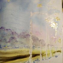 Mein Abschlussprojekt für den Kurs: Verträumte Aquarell-Landschaften: Halte Licht fest. Un projet de Peinture , et Aquarelle de jolie_s - 25.05.2023
