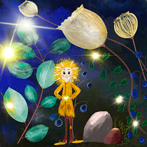 Mein Abschlussprojekt für den Kurs: Kinderbuchillustrationen in Procreate: Male magische Szenerien. Ilustração tradicional, Ilustração digital, Ilustração infantil, Pintura digital, e Álbum ilustrado projeto de Stefanie Lerch - 01.06.2023