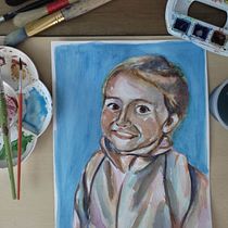 Miranda. Fine Arts, Painting, Watercolor Painting, and Portrait Drawing project by Stefania Neri - 05.27.2023