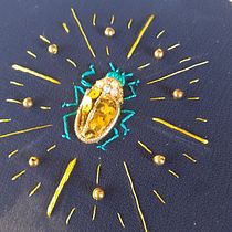 Il mio progetto del corso: Ricamo in oro per principianti: ricrea la natura. Un projet de Broderie , et Art textile de Milena Carli - 28.05.2023