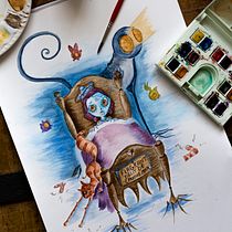 Mon projet du cours : Création de personnages expressifs à l'aquarelle et à la plume. Un progetto di Illustrazione tradizionale, Character design, Pittura, Bozzetti, Disegno, Pittura ad acquerello, Stor, telling, Disegno artistico, Illustrazione infantile e Narrativa di melanie_lachateleine - 28.05.2023