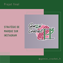 Mon projet du cours : Stratégie de marque sur Instagram. Social Media, Digital Marketing, Mobile Marketing, Instagram, Communication, Instagram Marketing, Br, and Strateg project by Camille Bourdon - 05.28.2023