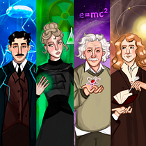 Projeto Heróis da ciência . Traditional illustration, Drawing, Digital Illustration, Portrait Drawing, Digital Drawing, and Digital Painting project by Milena Duarte - 05.26.2023