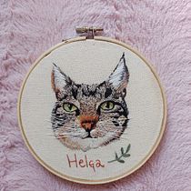 Mi proyecto del curso: Needle painting para principiantes Ein Projekt aus dem Bereich Stickerei, Naturalistische Illustration und Textildesign von Pamela Fernandez - 28.05.2023