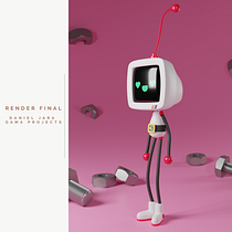 Mi proyecto del curso: Introducción al diseño y modelado 3D con Blender. Motion Graphics, Character Design, Product Design, and 3D Modeling project by Daniel Jara Reyes - 05.27.2023