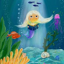 Mein Abschlussprojekt für den Kurs: Kinderbuchillustrationen in Procreate: Male magische Szenerien. Ilustração tradicional, Ilustração digital, Ilustração infantil, Pintura digital, e Álbum ilustrado projeto de Claudia Ligendza - 29.05.2023
