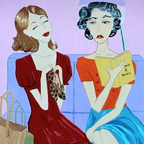 Mój projekt z kursu: Ilustracja lifestyle: powołaj do życia stylowe postacie. Un projet de Illustration traditionnelle, Conception de personnages, Dessin , et Peinture gouache de Lidia Szafrańska - 29.05.2023