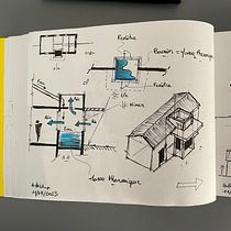 Mon projet du cours : Dessin architectural : penser avec le stylo et le papier. Arquitetura, Esboçado, Desenho, Ilustração arquitetônica, Sketchbook, e Design de espaços projeto de amael.ab - 29.05.2023