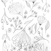 Mi proyecto del curso: Ilustración y diseño de patrones florales. Traditional illustration, Painting, Pattern Design, Drawing, and Botanical Illustration project by Natalia Tramonti - 05.29.2023