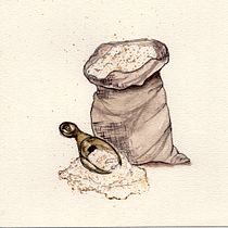 My project for course:  Flavorful Food Illustration with Watercolor. Projekt z dziedziny Trad, c, jna ilustracja,  Sztuki piękne,  Malarstwo i Malowanie akwarelą użytkownika Lilly Undercroft - 29.05.2023