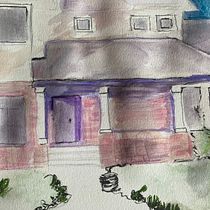 My project for course: Architectural Sketching with Watercolor and Ink. Sketching, Drawing, Watercolor Painting, Architectural Illustration, Sketchbook & Ink Illustration project by Vanessa Wagner - 05.29.2023