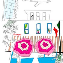 My project for course: Architectural Illustration: Capture a City’s Personality. Un proyecto de Ilustración tradicional, Arquitectura, Dibujo, Ilustración digital e Ilustración arquitectónica de mastrangelo_lina - 30.05.2023