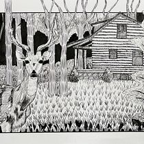 My project for course: Dip Pen and Ink Illustration: Capturing The Natural World. Sketching, Drawing, Artistic Drawing, Sketchbook, Ink Illustration, and Naturalistic Illustration project by deepnagra96 - 05.29.2023