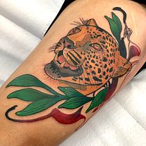 Mi proyecto del curso: Tatuaje artístico full color. Een project van Traditionele illustratie,  Tekening, Digitale illustratie,  Tatoeageontwerp y Digitale tekening van Valentina Caviglia - 30.05.2023