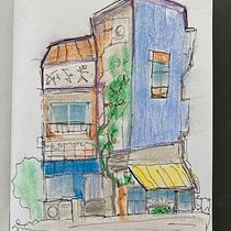 Mein Abschlussprojekt für den Kurs: Expressive Architekturskizzen mit Markern. Sketching, Drawing, Architectural Illustration, Sketchbook & Ink Illustration project by maxschoen - 05.30.2023
