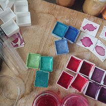 Mi proyecto del curso: Elaboración de acuarelas artesanales. Arts, Crafts, Fine Arts, Painting, Watercolor Painting, DIY, and Color Theor project by laquimicanoesmala - 05.30.2023