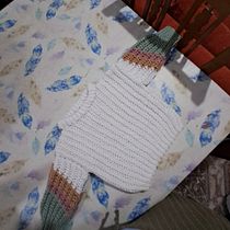 Mi proyecto del curso: Crochet: crea prendas con una sola aguja. Fashion Design, Fiber Arts, DIY, Crochet, and Textile Design project by Evelyn Natalia Acosta - 05.29.2023