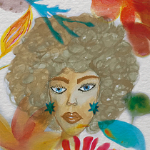 Meu projeto do curso: Retrato ilustrado em aquarela. Un progetto di Illustrazione tradizionale, Belle arti, Pittura, Disegno, Pittura ad acquerello, Disegno di ritratti e Disegno artistico di Adriana Favilla - 31.05.2023