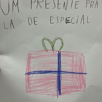 UM PRESENTE PRA LÁ DE ESPECIAL!. Fiction Writing, Creative Writing, and Children's Literature project by Bianca del Pilar de Souza Lara - 05.30.2023