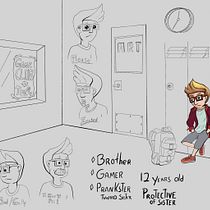 My project for course: Drawing Appealing Characters with Personality. Projekt z dziedziny Projektowanie postaci, Sketching,  R, sunek, Stor, telling, Stor, board,  R, sunek art, st, czn i Narracja użytkownika wesleedarby_teacher - 01.06.2023