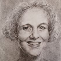 My project for course: Artistic Charcoal Portraiture: Creating Atmosphere. Ilustração tradicional, Artes plásticas, Desenho, Desenho de retrato, Desenho realista, e Desenho artístico projeto de Minna Paajanen - 01.06.2023