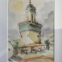 My project for course: Architectural Sketching with Watercolor and Ink. Sketching, Drawing, Watercolor Painting, Architectural Illustration, Sketchbook & Ink Illustration project by agatapilip - 06.01.2023