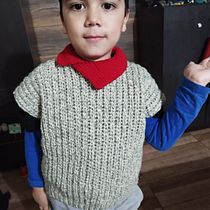 Mi proyecto del curso: Crochet: crea prendas con una sola aguja. Fashion Design, Fiber Arts, DIY, Crochet, and Textile Design project by Anais Constanza Langenegger Saballa - 06.02.2023