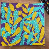 Meu projeto do curso: Patterns botânicos para sketchbook: conquiste a página em branco. Ilustração tradicional, Pattern Design, Ilustração botânica, e Sketchbook projeto de Rita Pires - 02.06.2023