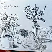 Mi proyecto del curso: Diario ilustrado: llena tu sketchbook de vivencias. Traditional illustration, Sketching, Drawing, Ink Illustration, and Sketchbook project by Lola Aceituno - 06.02.2023