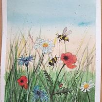 Mon projet du cours : Illustration naturaliste à l'aquarelle et au fusain. Traditional illustration, Painting, and Naturalistic Illustration project by laureanne_1 - 06.02.2023