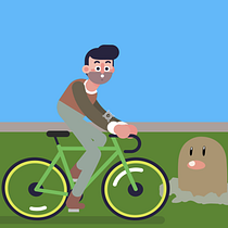 Animación y diseño de personajes en After Effects loop. Motion Graphics, Animation, Character Design, Character Animation, and 2D Animation project by Colmena MKT - 06.01.2023