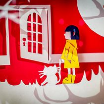 My project for the course: Paper Cutting_Create Paper Scenes with Depth_Coraline. Ilustração tradicional, Artesanato, Papercraft, Stor, telling, Encadernação, Ilustração infantil, e DIY projeto de arizona_mx - 25.05.2023