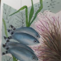 Mi proyecto del curso: Ilustración de universos marinos en acuarela Ein Projekt aus dem Bereich Traditionelle Illustration, Malerei, Aquarellmalerei und Naturalistische Illustration von Martha Ortiz - 03.06.2023