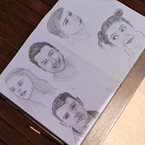 Mi proyecto del curso: Sketchbook de retrato: explora el rostro humano . Sketching, Drawing, Portrait Drawing, Artistic Drawing, and Sketchbook project by Maite Dalmau - 06.03.2023
