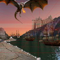  The Dragons . Photograph, Photograph, Post-production, VFX, Photo Retouching, Fine-Art Photograph, Photographic Composition, Photomontage, Design, Creativit, and Digital Design project by nosiba ahmed - 05.28.2023