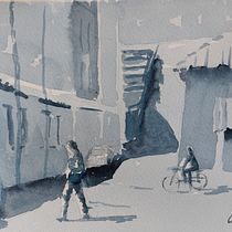 Il mio progetto del corso: Fondamenti di luce e colore per acquerelli. Painting, Watercolor Painting, Architectural Illustration, and Fine Arts project by Cristina - 06.03.2023