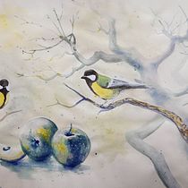 My project for course: Illustrating Nature: A Creative Exploration. Traditional illustration, Painting, Drawing, Watercolor Painting, Ink Illustration, and Naturalistic Illustration project by Noemi Gyurkó - 06.03.2023