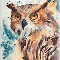 Final Project: Expressive Animal Portraits . Un projet de Illustration traditionnelle, Aquarelle, Dessin réaliste et Illustration naturaliste de susankamps - 03.06.2023