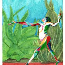 My project for course: Expressive Figure Drawing: Explore Lines, Shapes and Colors. Fine Arts, Pencil Drawing, Drawing, Portrait Drawing, Realistic Drawing, Figure Drawing, and Gouache Painting project by Lex Macnab - 06.04.2023