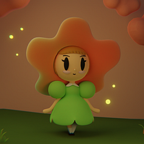 Hanna: Creación de personajes kawaii en 3D con Blender Ein Projekt aus dem Bereich Traditionelle Illustration, Design von Figuren, Digitale Illustration, 3-D-Modellierung und Manga von Karla Mercado - 02.02.2023