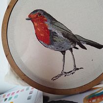 Mi proyecto del curso: Pintar con hilo: técnicas de ilustración textil. Ilustração tradicional, Bordado, e Design têxtil projeto de Caro Lita - 04.06.2023