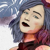 Mi proyecto del curso: Retrato ilustrado con Procreate. Projekt z dziedziny Trad, c, jna ilustracja, Grafika wektorowa, Ilustracja c, frowa i Portret użytkownika naike31 - 04.06.2023