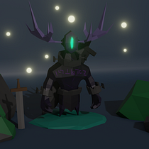 Mi proyecto del curso: Modelado de personajes low poly para videojuegos Ein Projekt aus dem Bereich 3D, 3-D-Modellierung, Videospiele, Design von 3-D-Figuren und Design für Videospiele von Andrés Ogallar - 04.06.2023